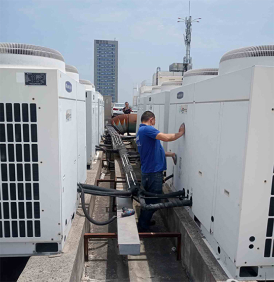 门源中央空调制热和不制冷系统维修方法